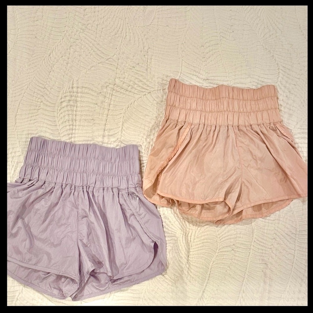 FP The Movement Pastel and lavender ‘The Way Home’ Shorts Set size S